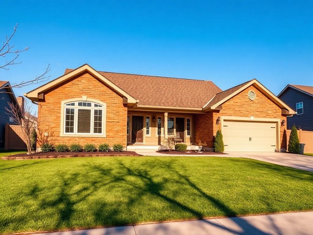 A welcoming single-family home protected by homeowners insurance