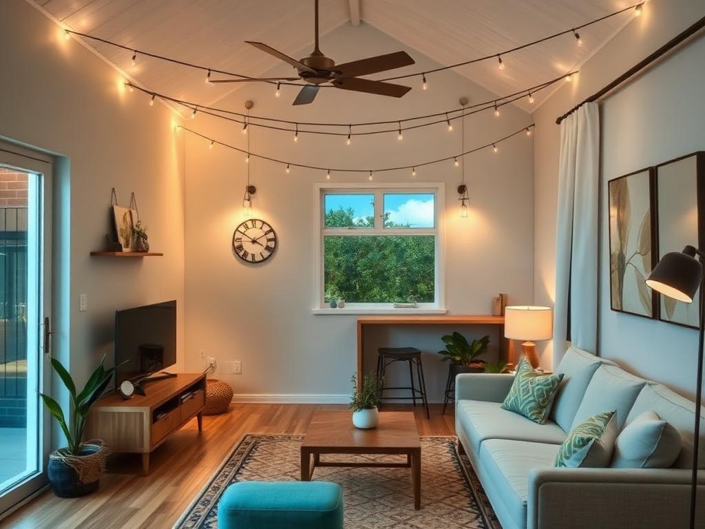 A stylish vacation rental interior, representing short-term rental insurance
