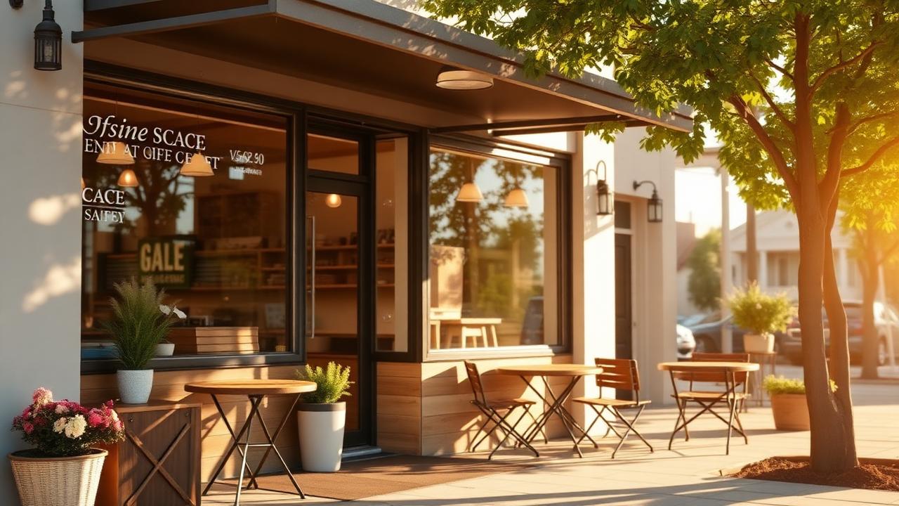 A neighborhood café storefront, representing the Business Owner's Policy